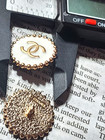 Chanel Buttons White Gold  21 Mm 2pcs