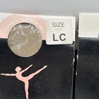 2 Pair Revolution Dancewear Dance Tights Sz Lc Tan Color Flow Footed Convertable