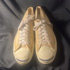 Men   s Vtg Original 1970s Made In Usa Converse Jack Purcell White Sz 8 5