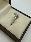 Vintage 4 Diamond Platinaire Promise Kid Child Ring Size 5 Platinum Over Silver