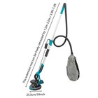 Electric Ceiling Wall Sander vacuum Dust Collection 6 Gear Speed Drywall Sander   