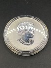 2017  5 Silver Maple Leaf  Moose Privy- 1oz  9999 Fine Silver Reverse Proof