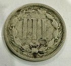 1865 3 Cent Nickel  Three Cent Civil War Era Coin Cheap R16