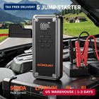 Acmount W160 5000a Jump Starter With Air Compressor 150psi  12v Jump Box