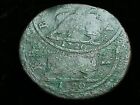 Eye Catching Rare 1720 Double Struck Off Center British Half Penny Copper Error 