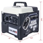 Portable Gasoline Inverter Generator 1200w Ultra-quiet Gas Engine Camping Home