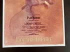 Rare Flop Play Memory 1984 Broadway  Mcmullan 5 Perf Window Card Poster 14x22