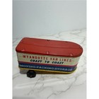 Vintage 30 s Pressed Metal tin Litho Toy Trailer -- Wyandotte Toys