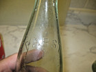 Unusual Long Stem Antique Pabst Beer Bottle Green Aqua Tint  Blue Ribbon Pbr
