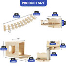 9 Pcs Cat Tree Condo Wall-mounted Furniture Pet Kitten Ramps   Jumping Platforms