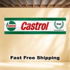 Castrol 2 x8  Banner Flag Racing Motor Oil R40