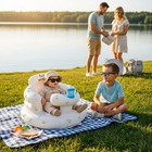 Wemora Inflatable Baby Seat 3-36 Months Blow Up Chair Floor Sitting Portable