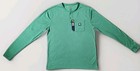 John Deere Durable Tough Thermal Work Shirt Henley Green Medium