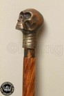 Designer Monkey Skull Head Handle Walking Cane Vintage Solid Wooden Stick Gift
