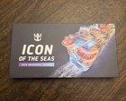 Royal Caribbean Icon Of The Seas 2024 Inaugural Season Pin Set Display Box