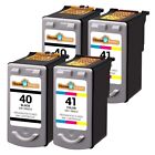 For Canon Pg-40 Cl-41 Ink Cartridges For Pixma Ip1600 Ip1800 Mp140 Mp180 Lot