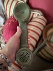 Bell System Vintage Green Rotary Dial Desk Telephone Model Telbi