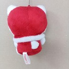 Rare Hello Kitty Santa Christmas Mascot Plush Toy Ball Chain