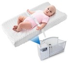 Compact Small Changing Pad With Cover - 27  X 16  Contoured Baby Diaper 