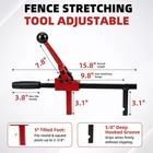 Leo Synerstar Chain Link Fence Stretcher Tool  Ratcheting Wire Tightener     