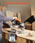 Vevor Compound Miter Saw 10   Blade 15 Amp 60-tooth Corded Single Bevel 0-45  