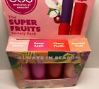 Eos Brand New Sealed 4-pack Super Fruits Lip Balm Hard To Find 