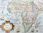 1628 Jodocus Hondius   Gerard Mercator Antique Map Of Africa - Beautiful
