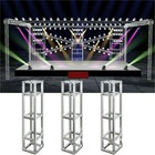 10ft  3 0m  Sturdy Dj Light Stand Truss Straight Square Box Outdoor Truss Stage