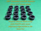 Afx Aurora Wide Front Silicone Tires 16 Pieces Ho Slot Car Parts