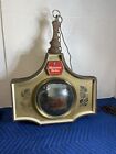 Double Sided  Vintage Meister Brau Lighted Beer Clock Sign  21 X 25 Hanging 