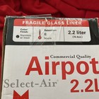 Brand New Airpot 2 2 L Commercial Grade Glass Liner 8 Hour Retention Nib