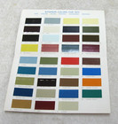 1970 Ford Color Chart Paint Chip Brochure Mustang Tbird Fairlane Falcon Original