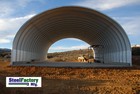 Steel Factory Mfg S40x50x16 Prefab Metal Arch Storage Open Building Garage
