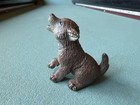 Safari Ltd Howling Brown Wolf Cub Figure Baby Puppy Wildlife 2007 Toy Wild Dog