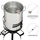 30qt Deep 54 000 Btu Turkey Fryer Outdoor Gas Propane Stock Pot Burner Cooker