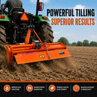 Rotary Tiller Tractor Attachment Cat 1 3-point Hitch 540 Rpm Pto For 15-30 Hp