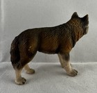2002 Vintage Realistic Schleich Grey Wolf Wildlife Animal Figure Retired 14249