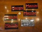 Marilyn Manson The High End Of Low Sticker  Lot Of  6    free Flag Sticker