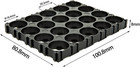 20pcs 4x5 Cell Spacer 18650 Battery Plastic Holder Bracket