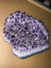 Large 8  X 6    Amethyst Crystal Cluster Geode Specimen Raw Purple Quartz Display