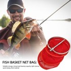 Collapsible Floating Fishing Basket Portable Mesh Fishing Bait Storage Cage 1m