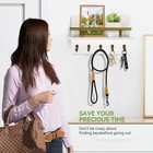 Key Holder For Wall House Decor Mail Organizer Wall Mounted With Shelf   5 Sturd