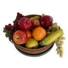 Lot 12 Artificial Fruit Fake Fruit Realistic Lifelike Decor Bowl Not Included