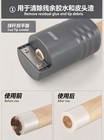 Luxury Jixiuxia 3-in-1 Billiard Cue Tip Level  Trimmer  Shaper  Arc Tool Set