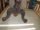 Antique Victorian Piano Stool Cast Iron Claw Feet Adjustable Seat 1800s Barnett