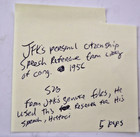 John F Kennedy Personally Owned Used Citizen Speech For His Research Signed Coa