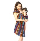 Maya Wrap Ring Sling Adjustable Carrier Multicolor Grey Ombr   With Pocket