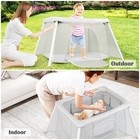 Travel Crib  Portable Baby Playpen With Removable Bassinet Soft Mattress Carr   