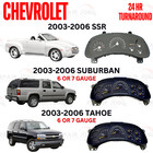 Chevrolet  Silverado Speedometer Cluster Repair Service Instrument 2003 04 05 06