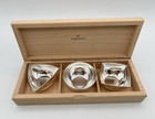 Pampaloni Italy Sterling Silver Small Bowls Set Of 3 Brand New Candy Nuts Seder